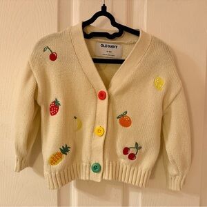 Old Navy Cream Knit Cardigan